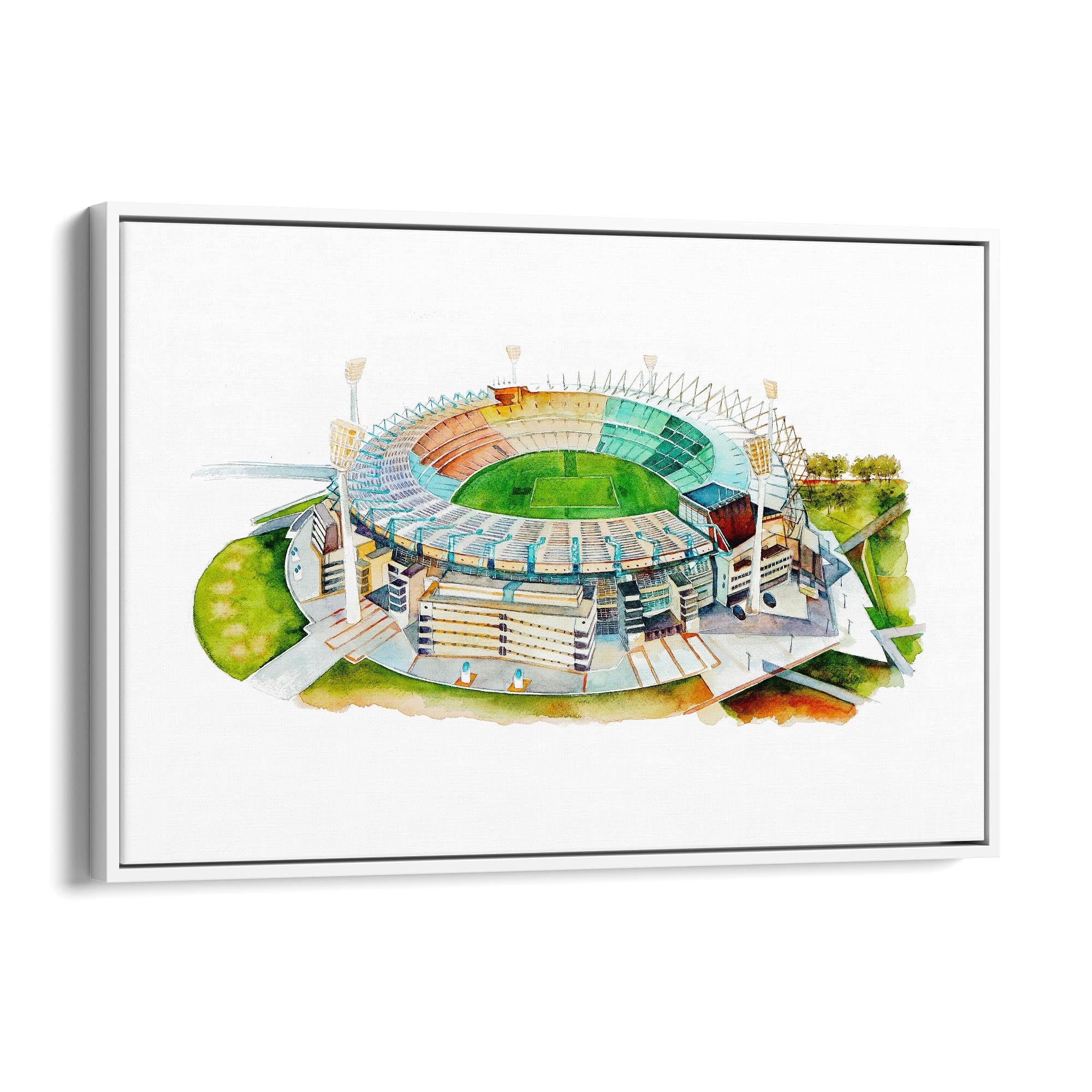 Melbourne Cricket Ground Watercolour MCG Wall Art