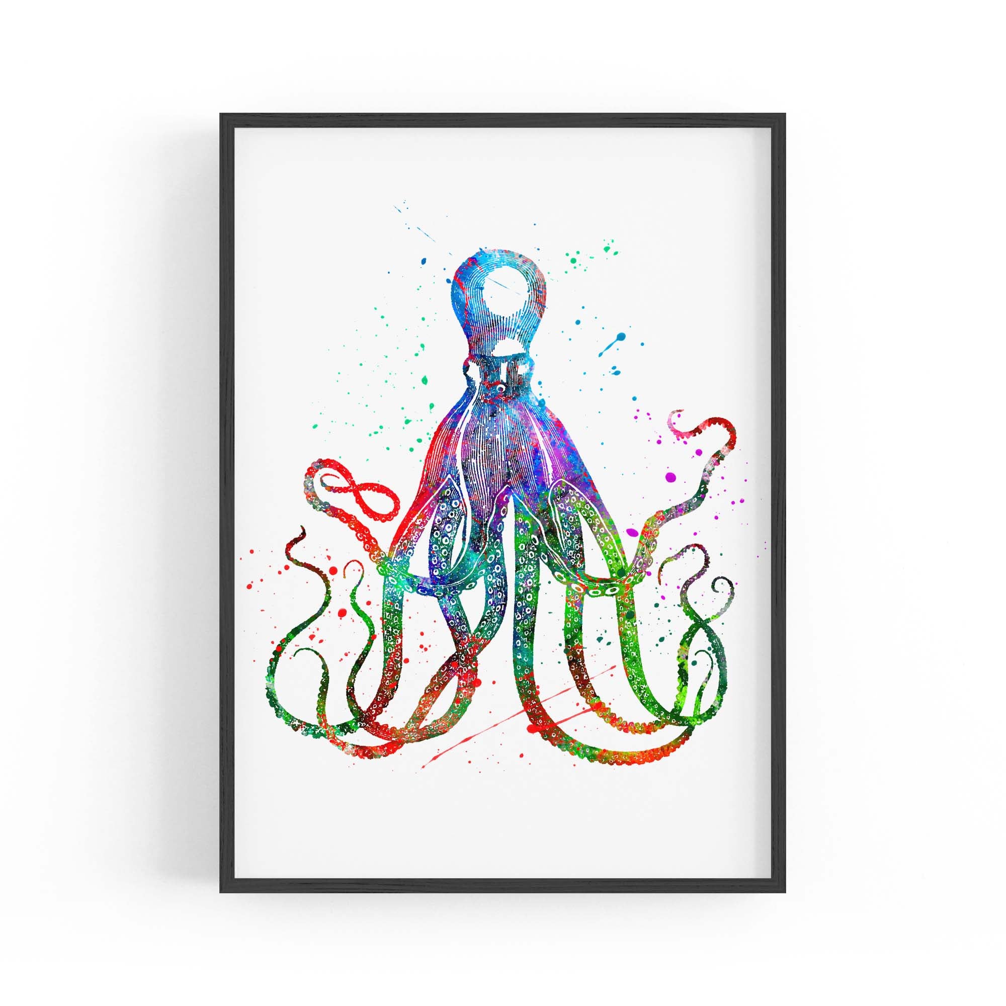 Cite Giant Squid Painting Sealife Nursery Wall Art
