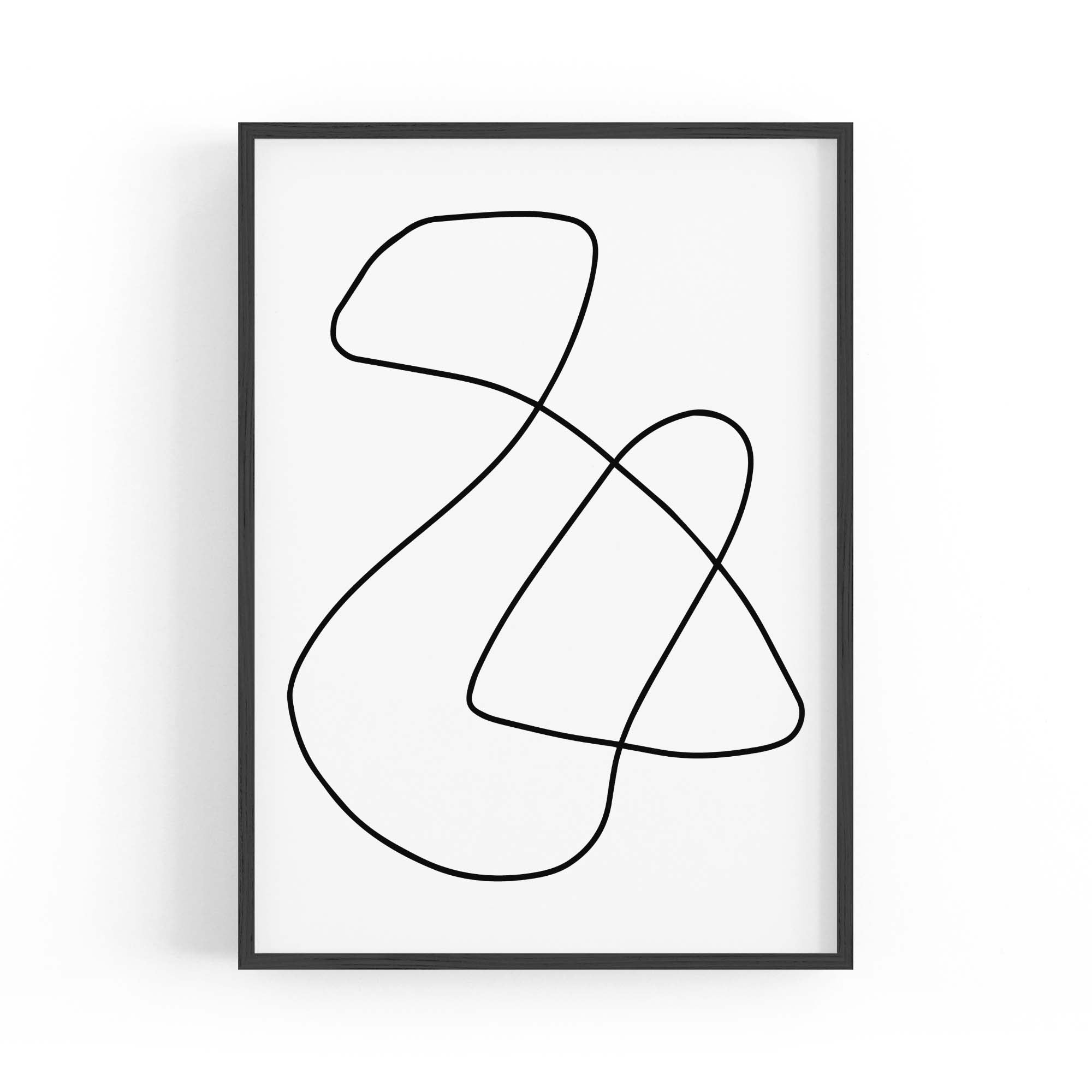Minimal Abstract Modern Line Artwork Wall Art #4