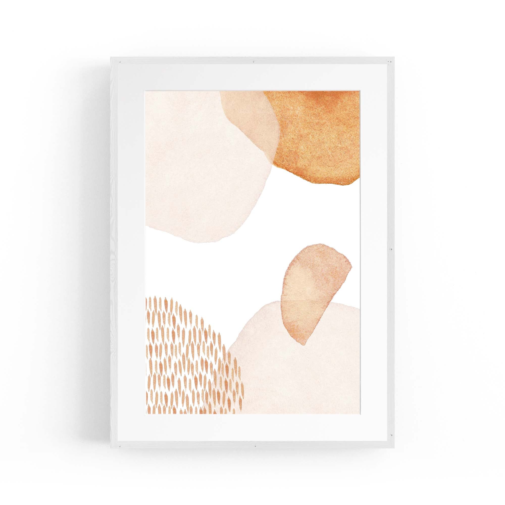 Abstract Modern Watercolour Shapes Painting Wall Art #14