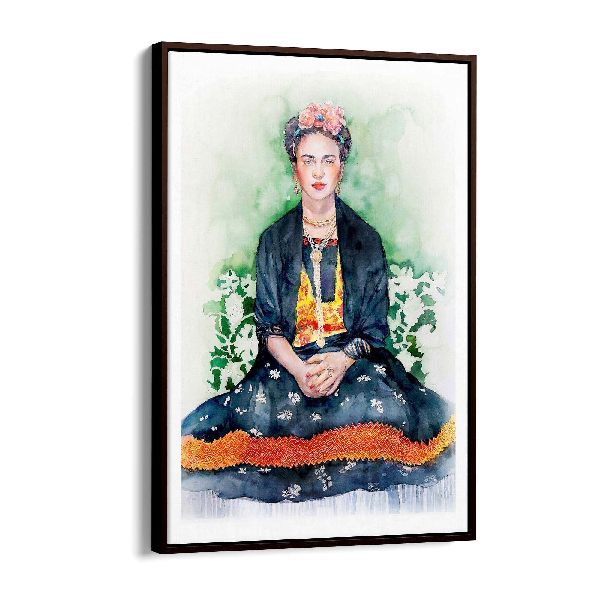 Frida Kahlo Watercolour Painting Fashion Wall Art