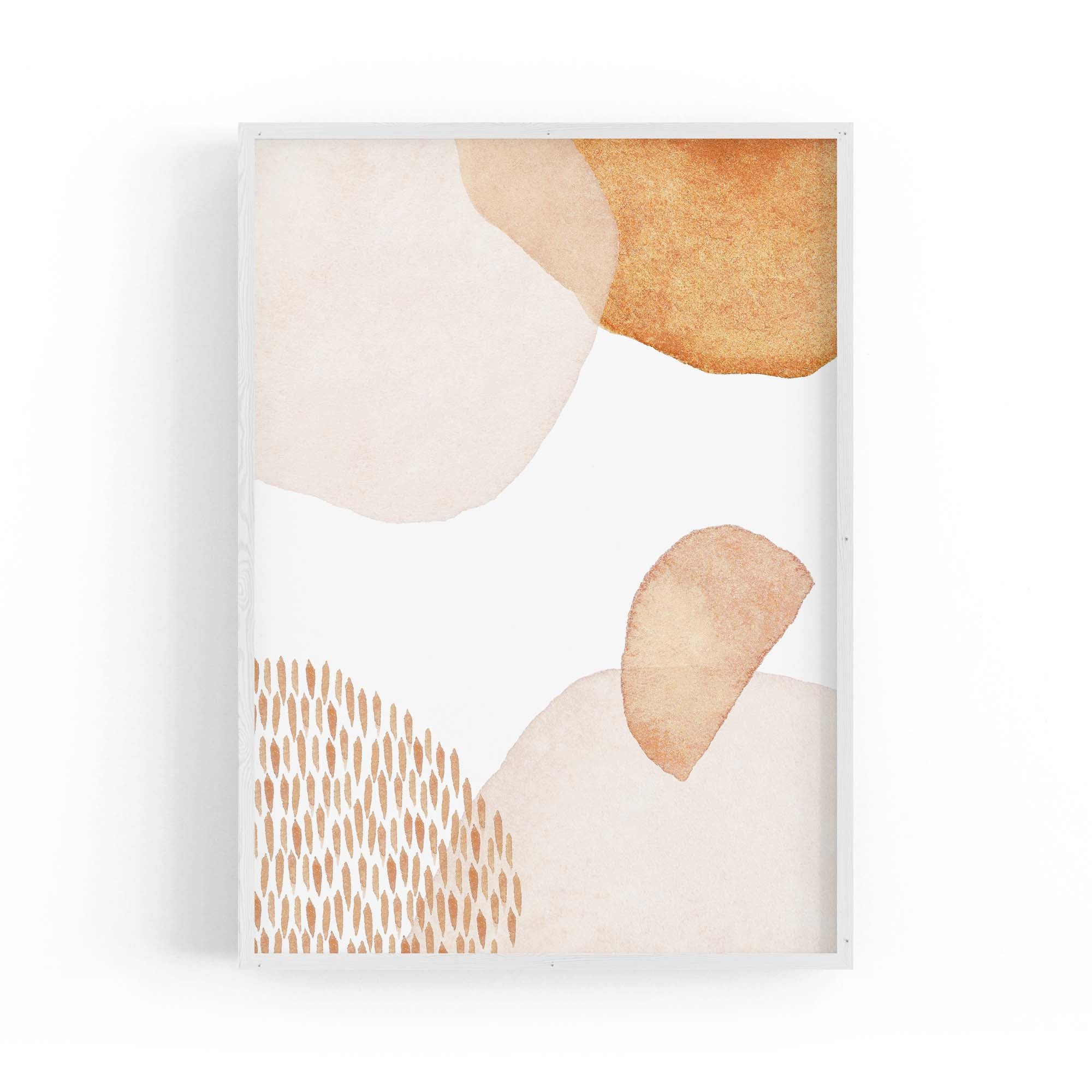 Abstract Modern Watercolour Shapes Painting Wall Art #14