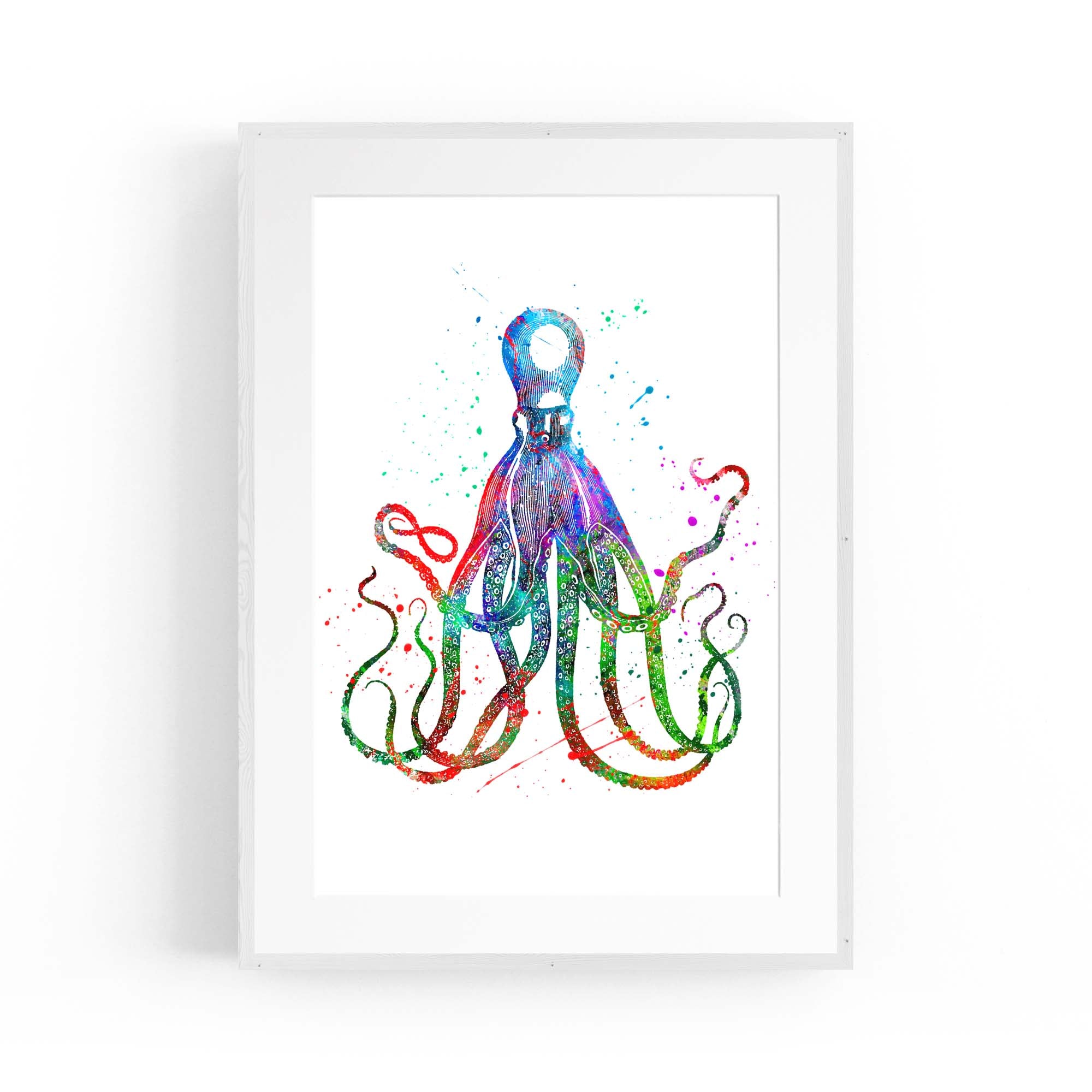 Cite Giant Squid Painting Sealife Nursery Wall Art