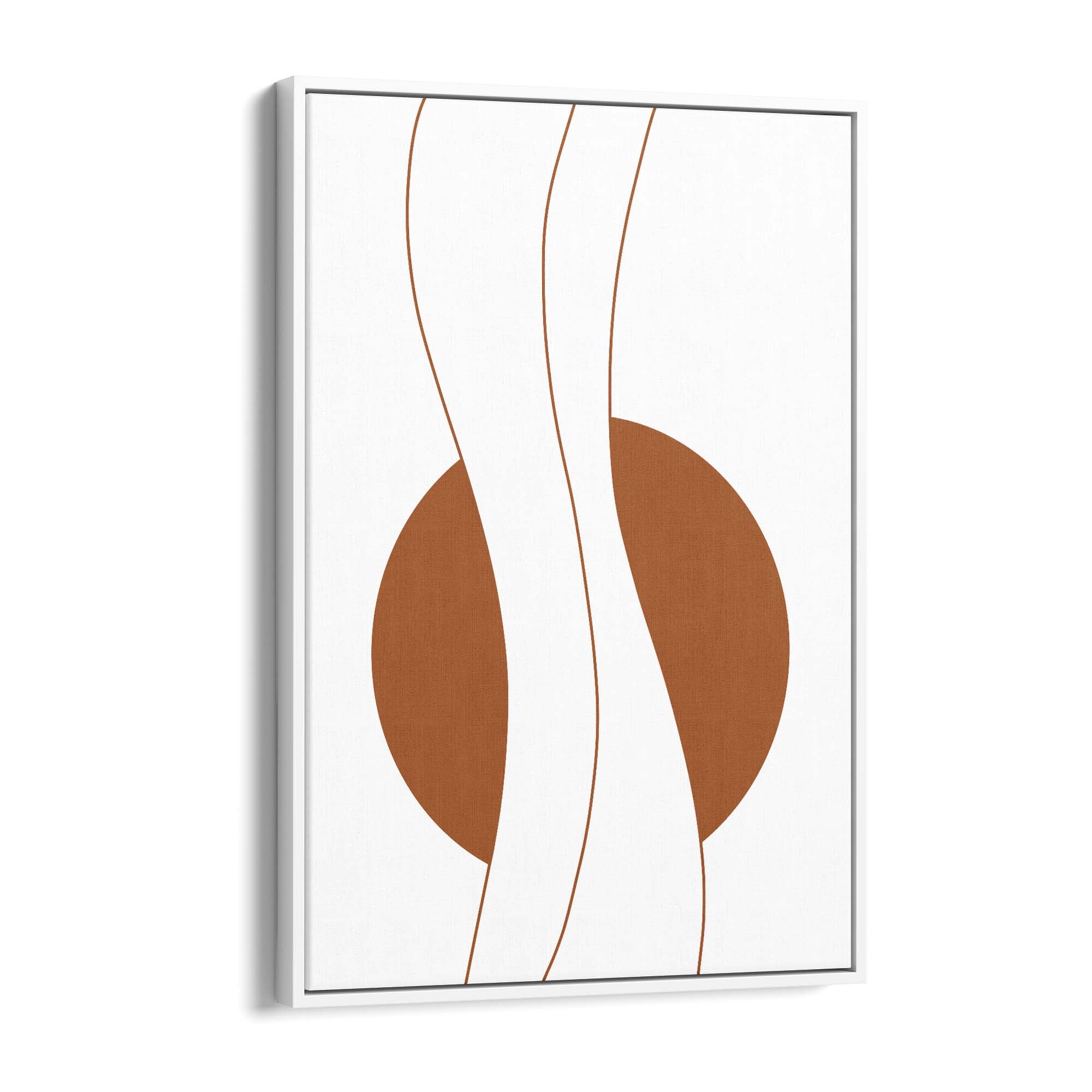 Minimal Waves Line Abstract Wall Art #6