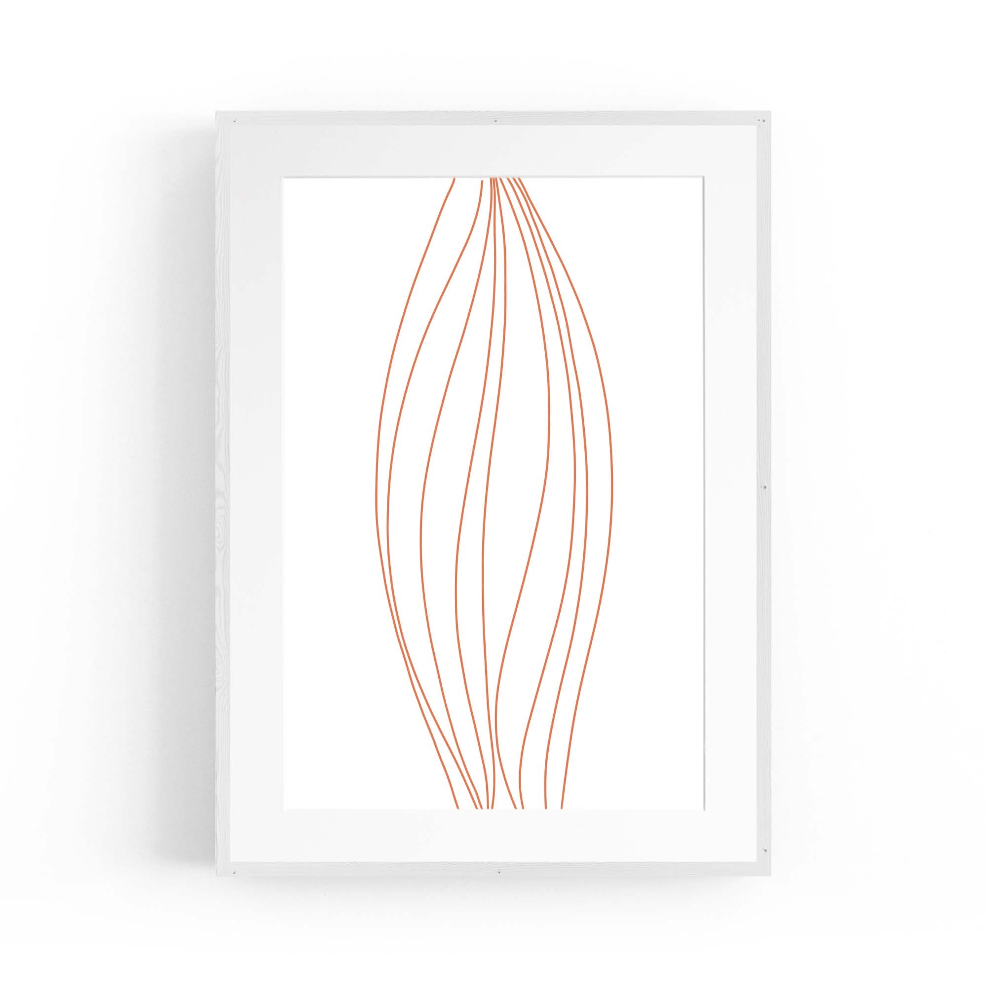 Abstract Line Artwork Minimal Modern Wall Art #2