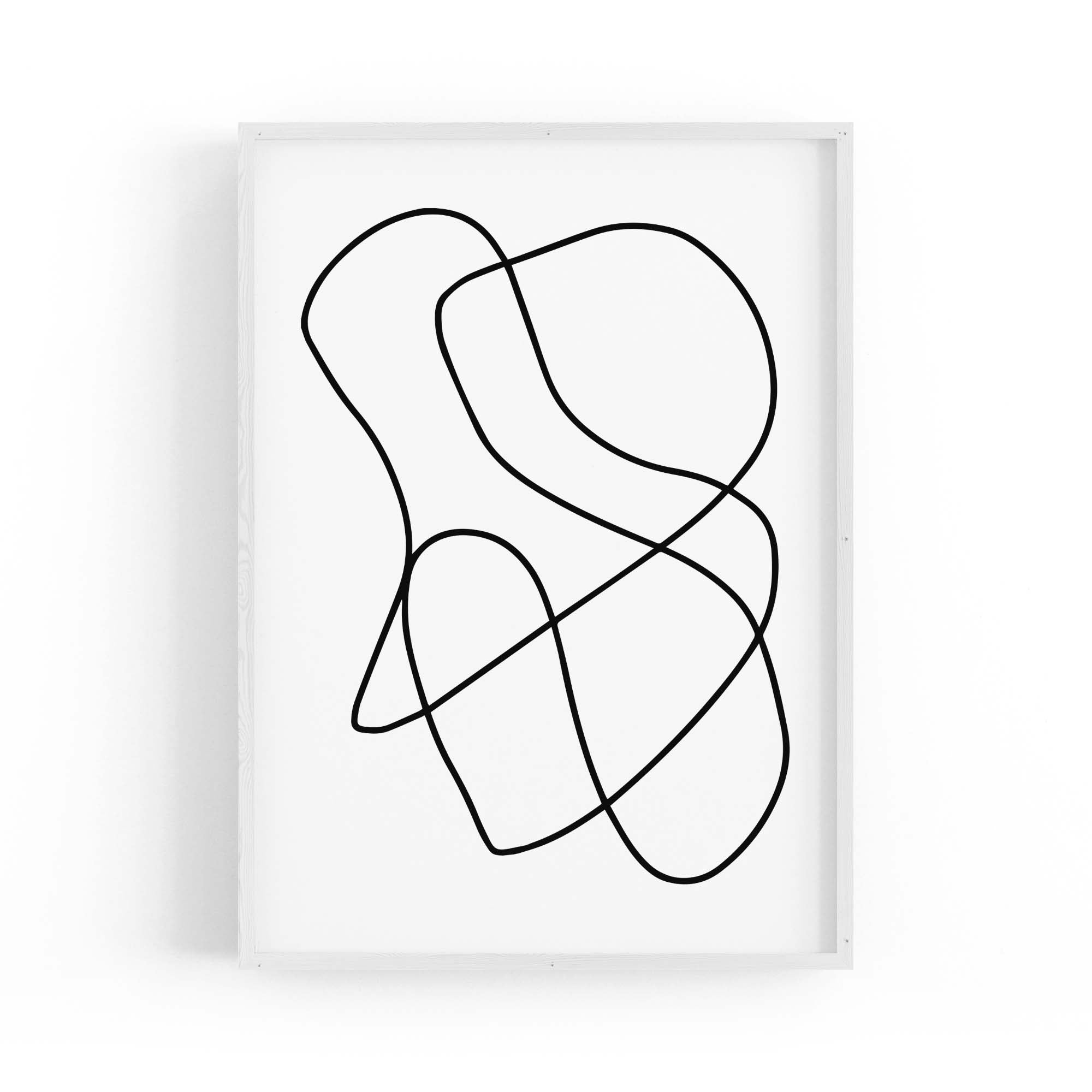 Minimal Abstract Modern Line Artwork Wall Art #5