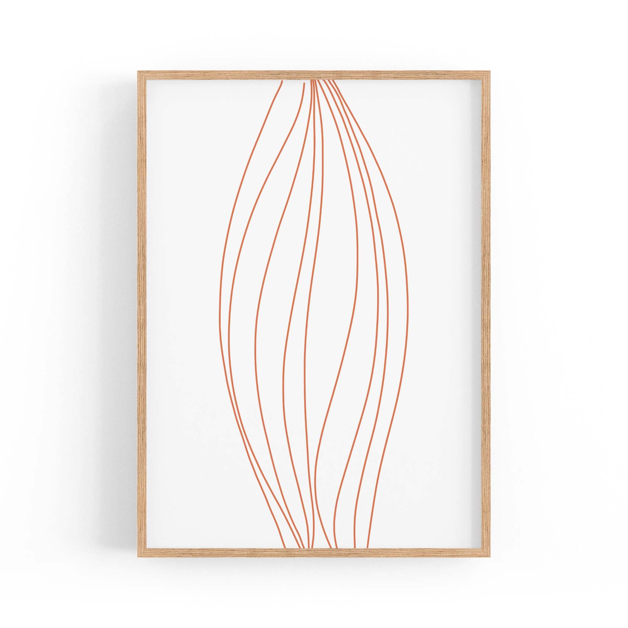 Abstract Line Artwork Minimal Modern Wall Art #2