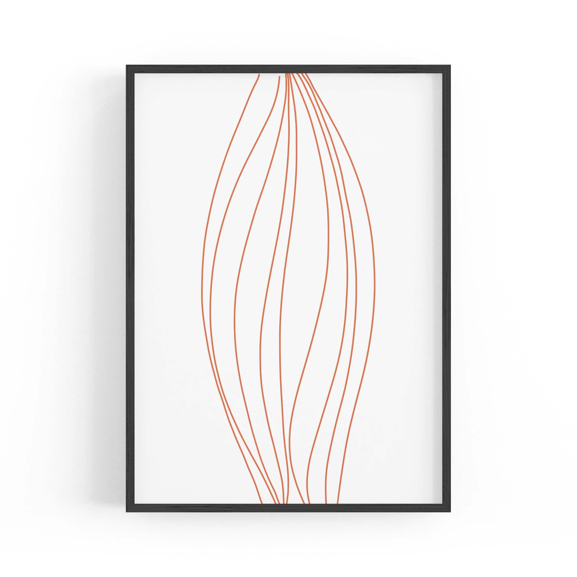Abstract Line Artwork Minimal Modern Wall Art #2