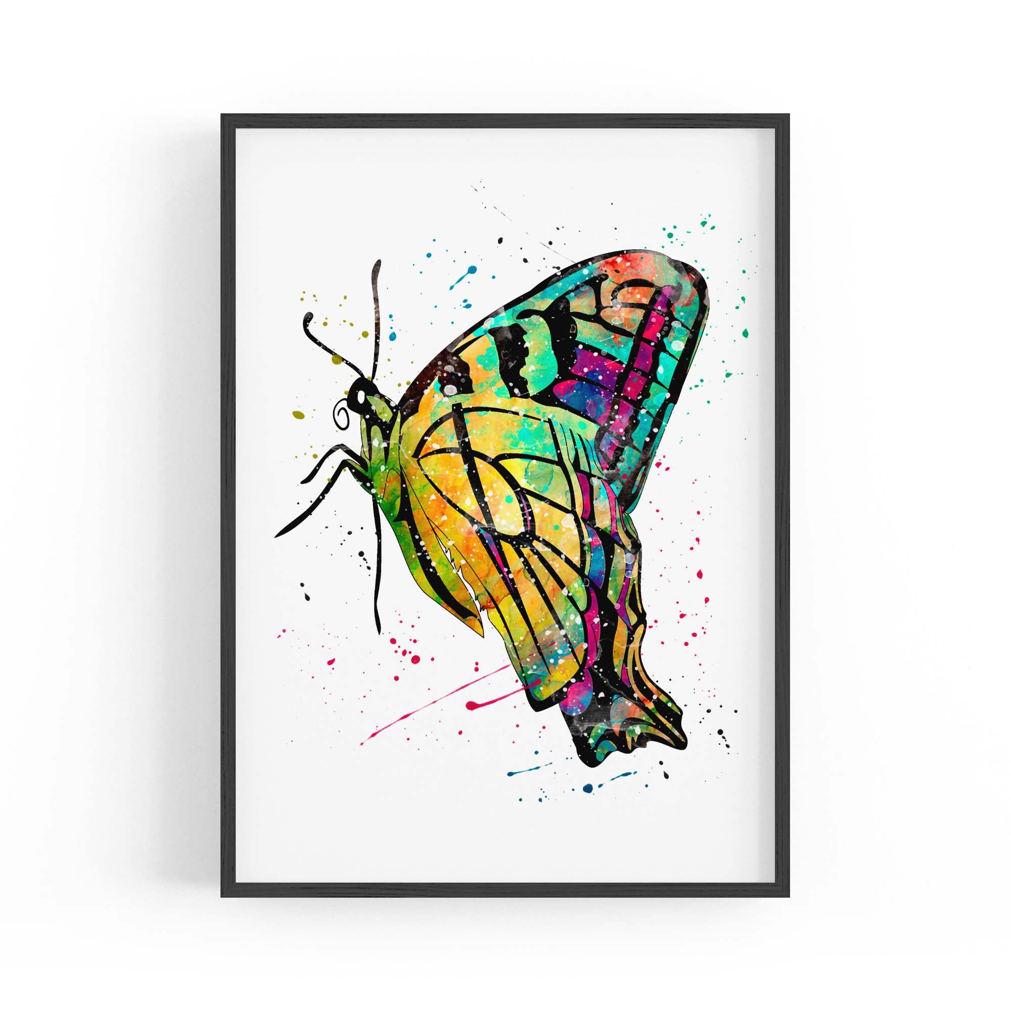 Butterfly Cute Nursery Baby Toddler Wall Art #4