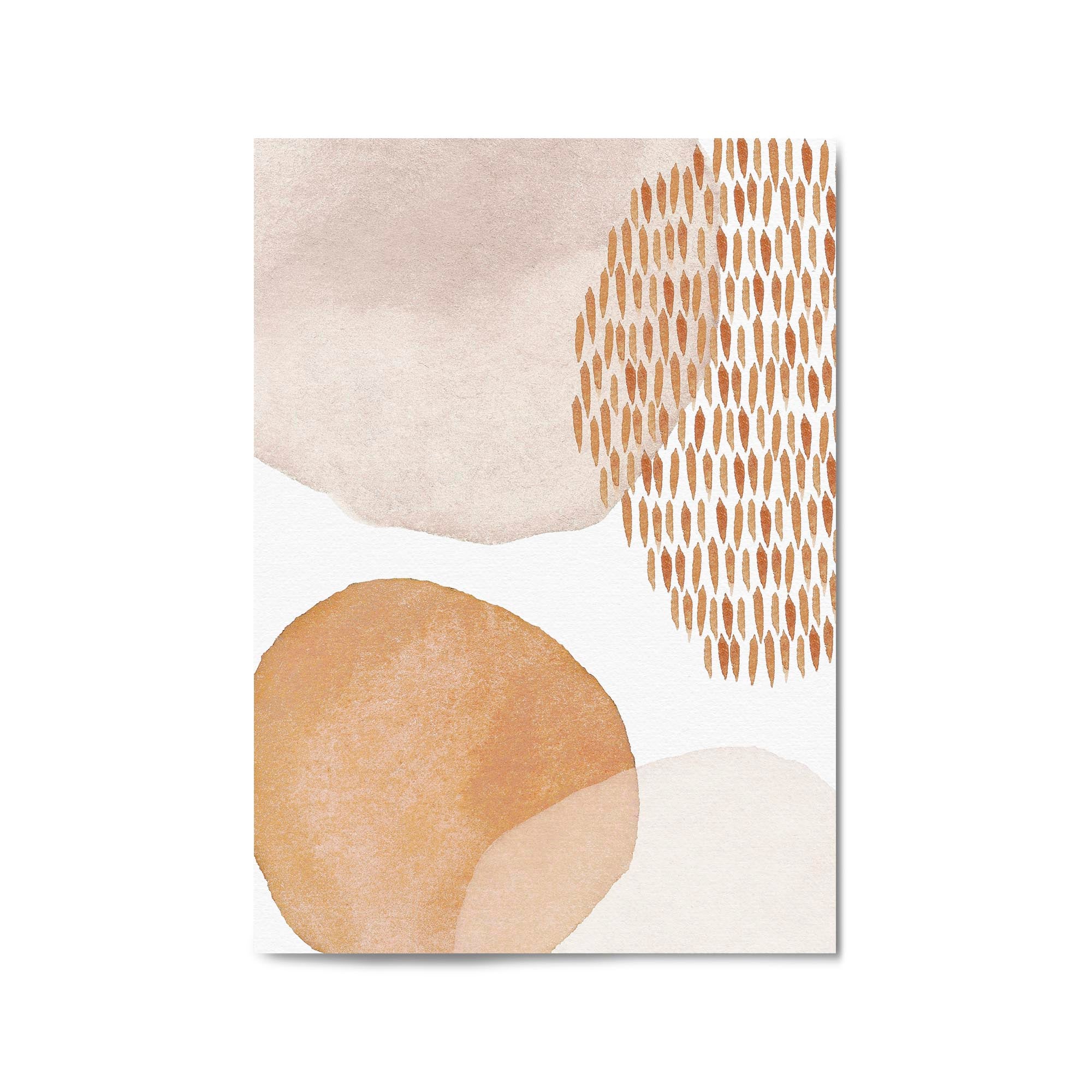 Abstract Modern Watercolour Shapes Painting Wall Art #15