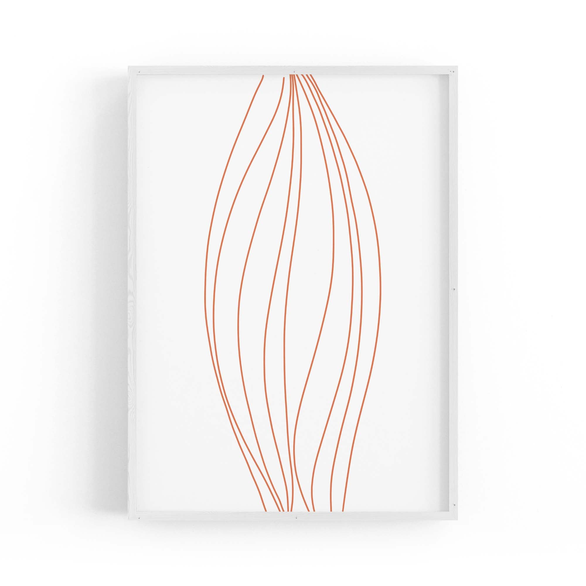 Abstract Line Artwork Minimal Modern Wall Art #2