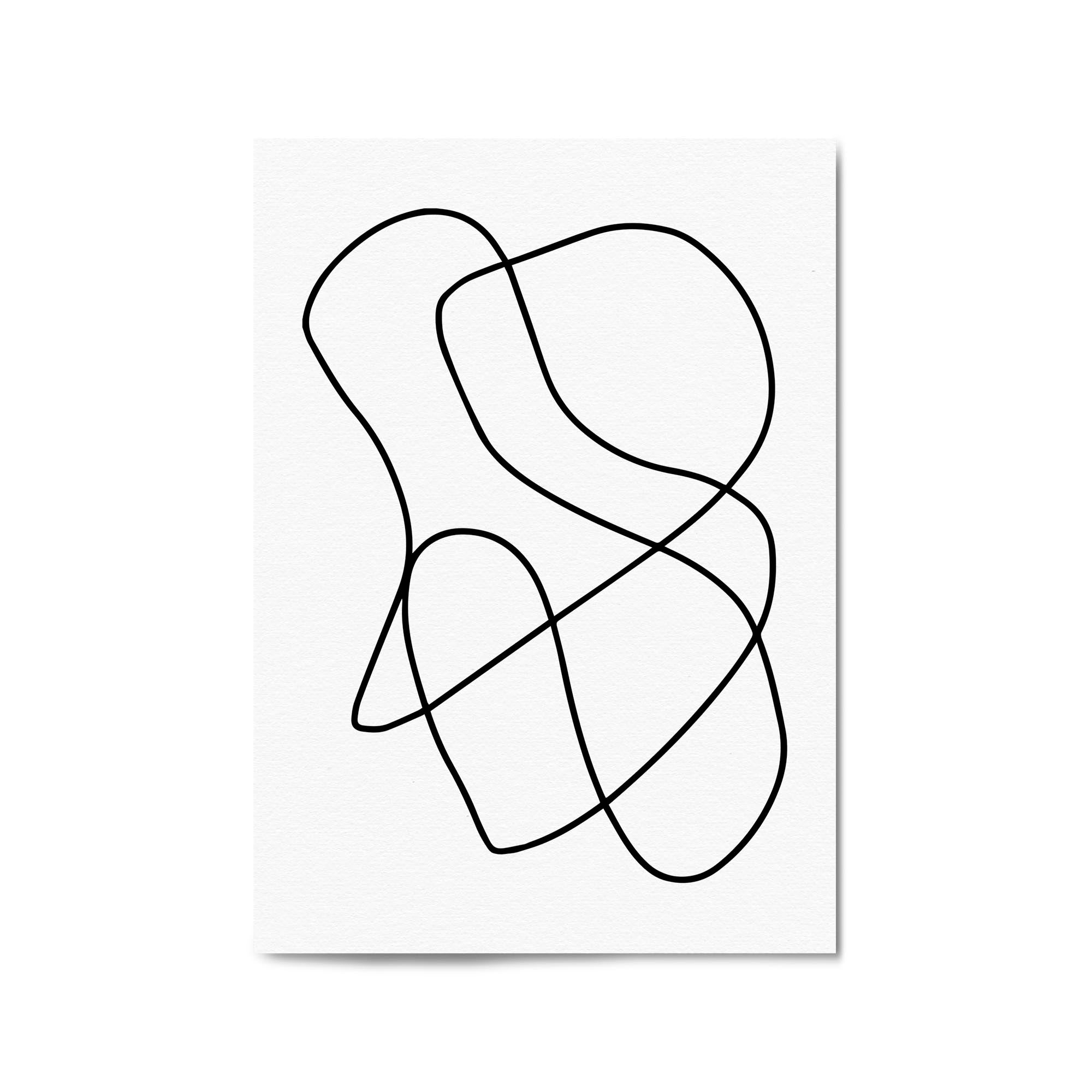 Minimal Abstract Modern Line Artwork Wall Art #5
