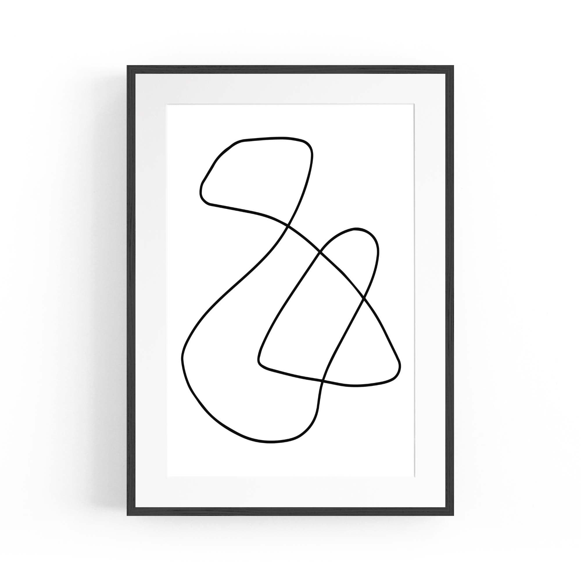 Minimal Abstract Modern Line Artwork Wall Art #4