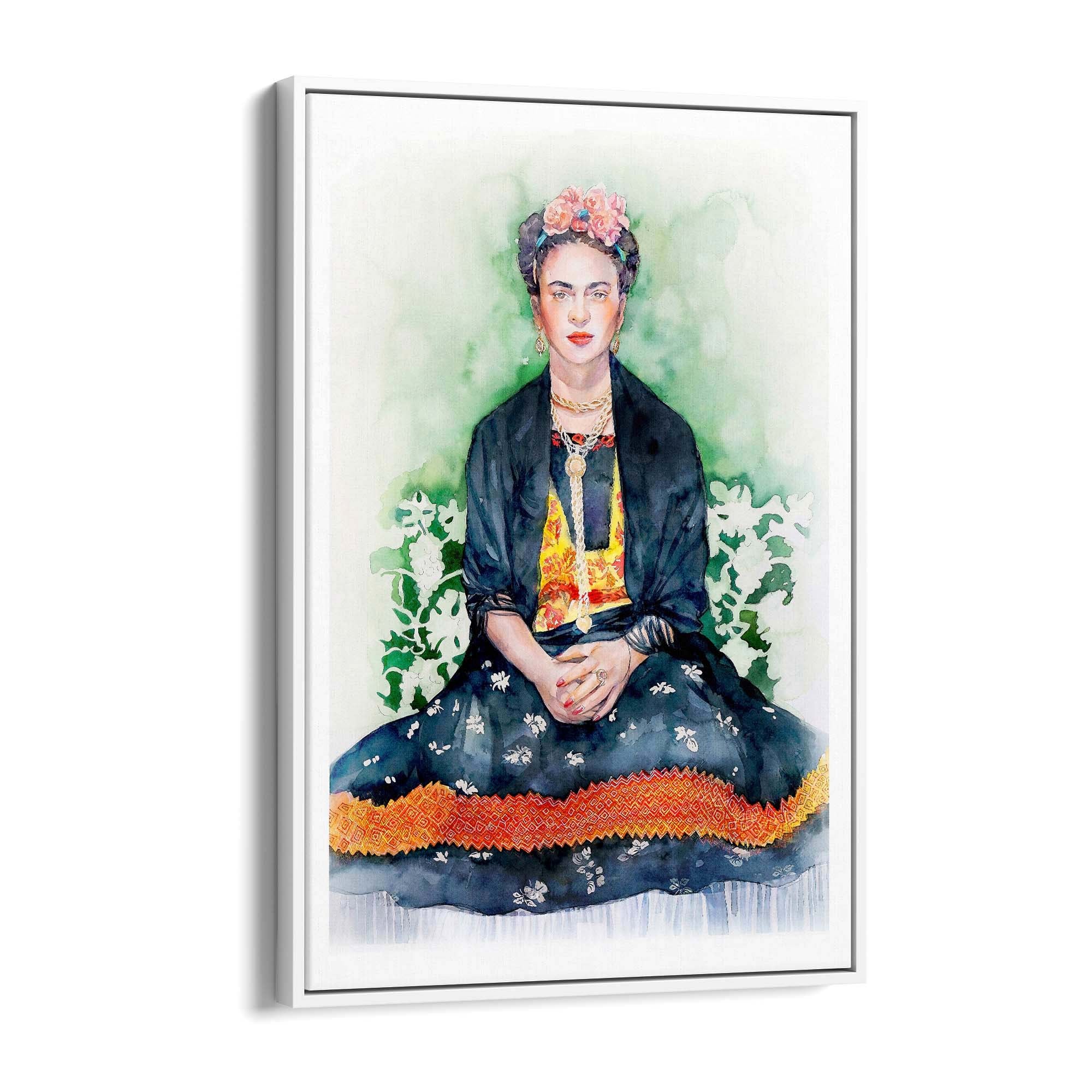 Frida Kahlo Watercolour Painting Fashion Wall Art