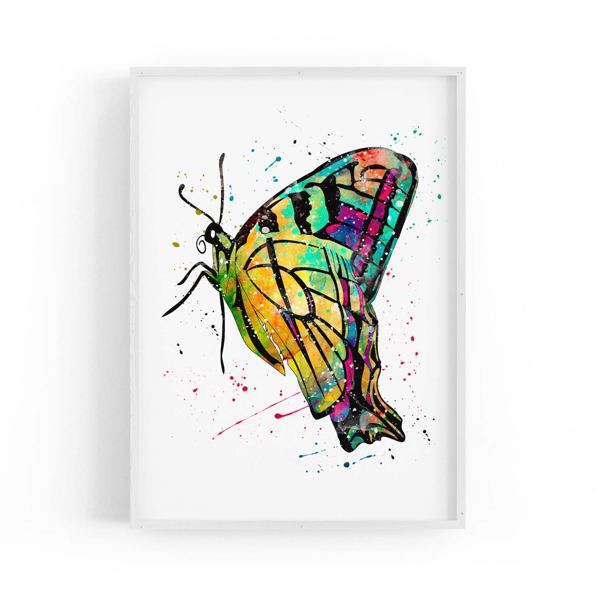 Butterfly Cute Nursery Baby Toddler Wall Art #4