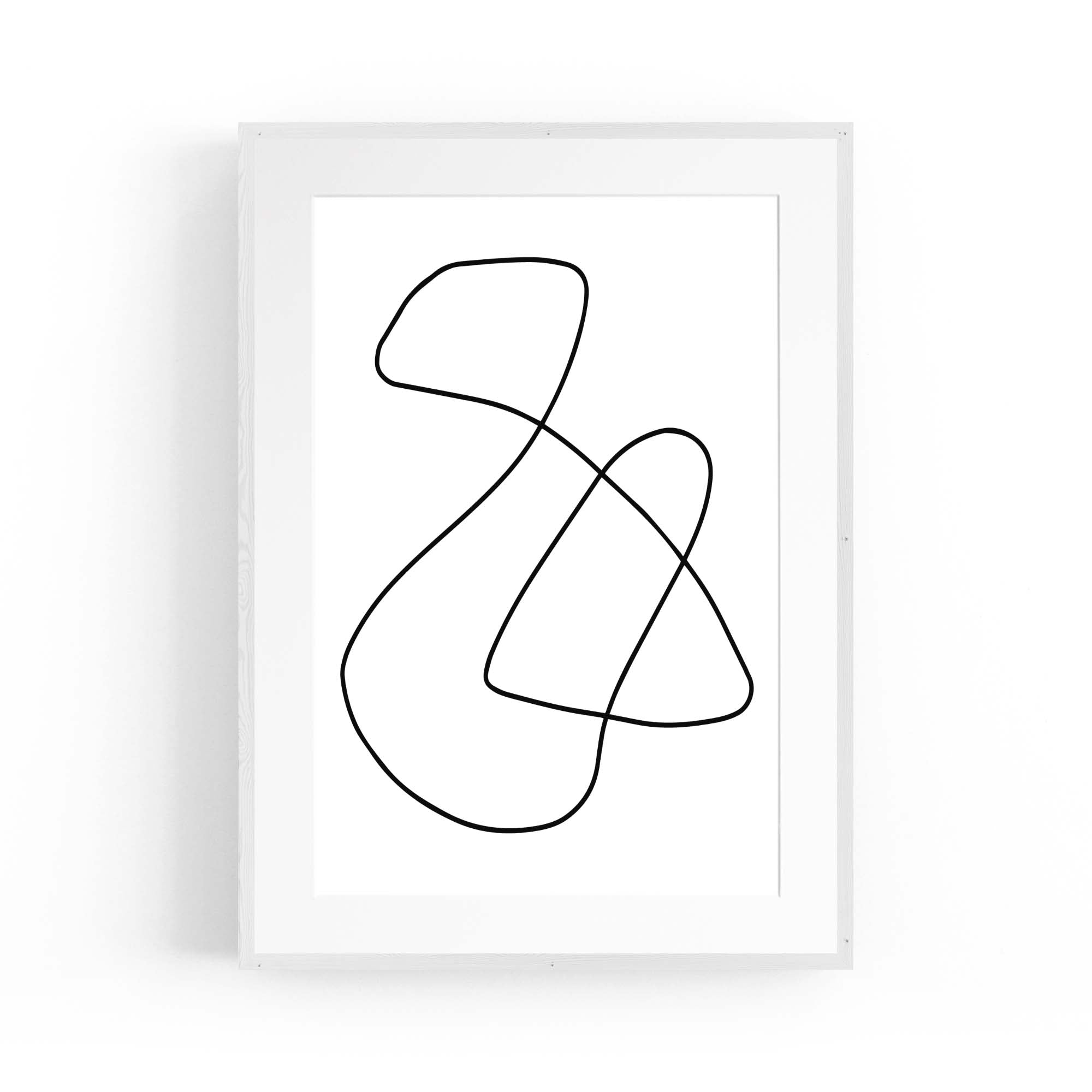 Minimal Abstract Modern Line Artwork Wall Art #4