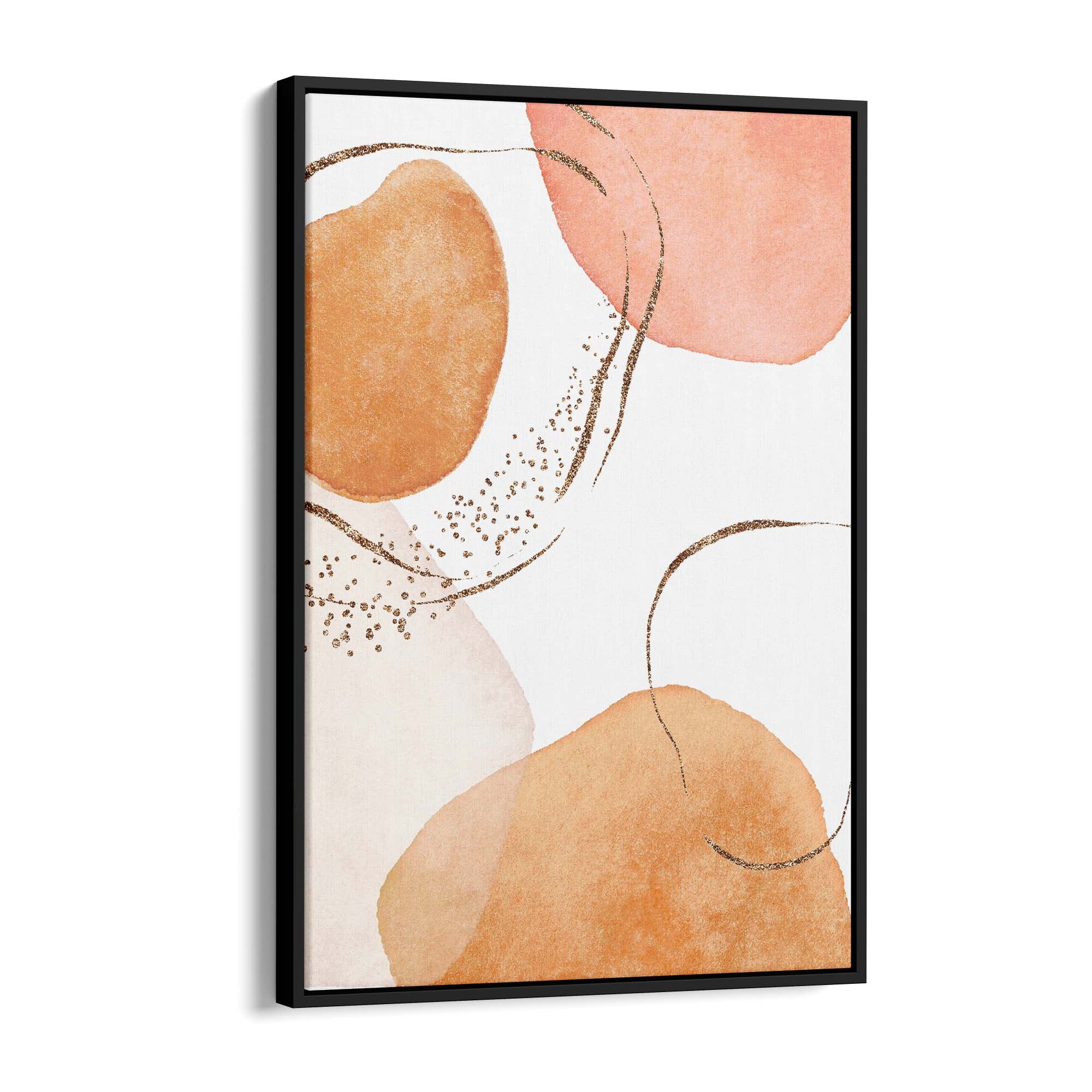 Abstract Modern Watercolour Shapes Painting Wall Art #11