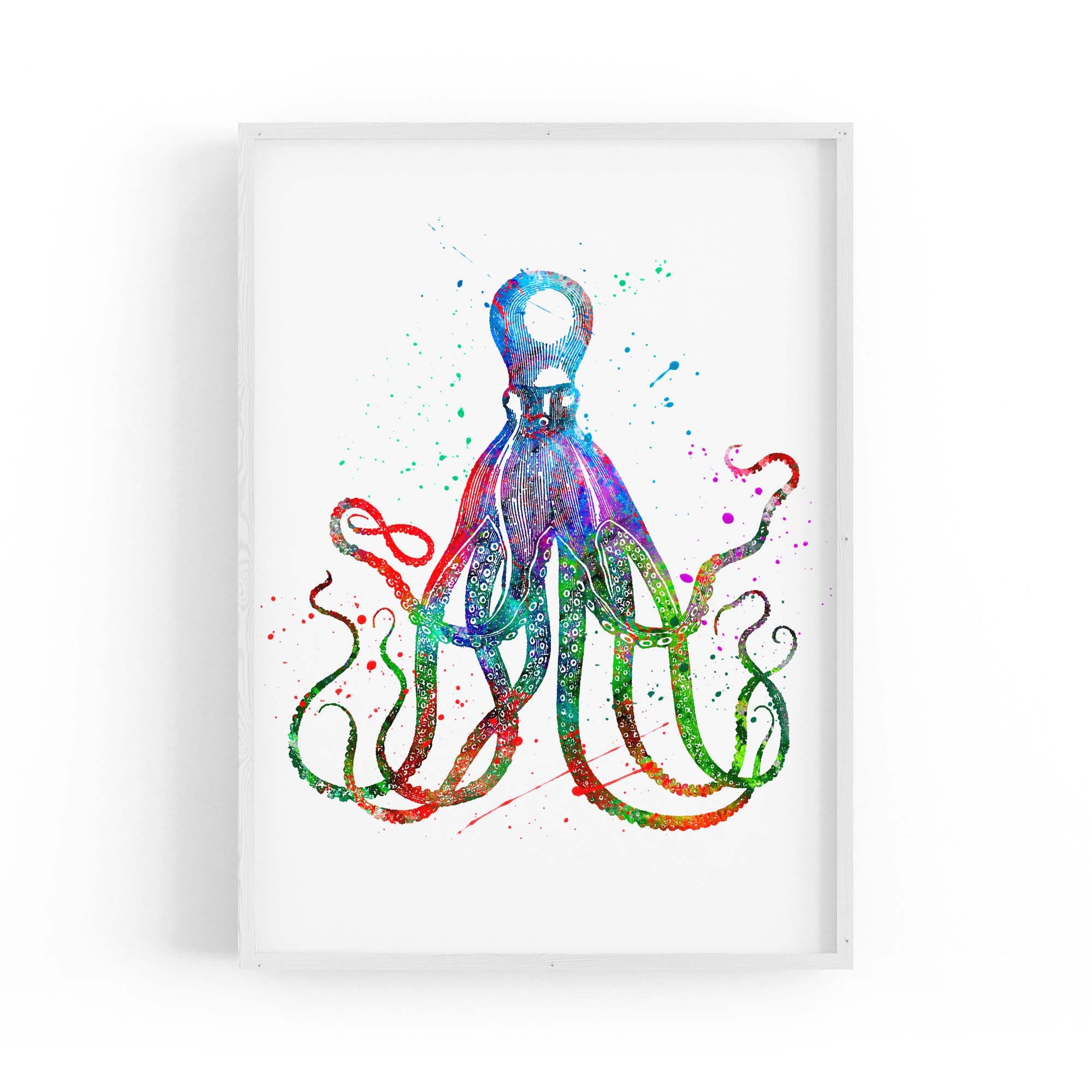 Cite Giant Squid Painting Sealife Nursery Wall Art