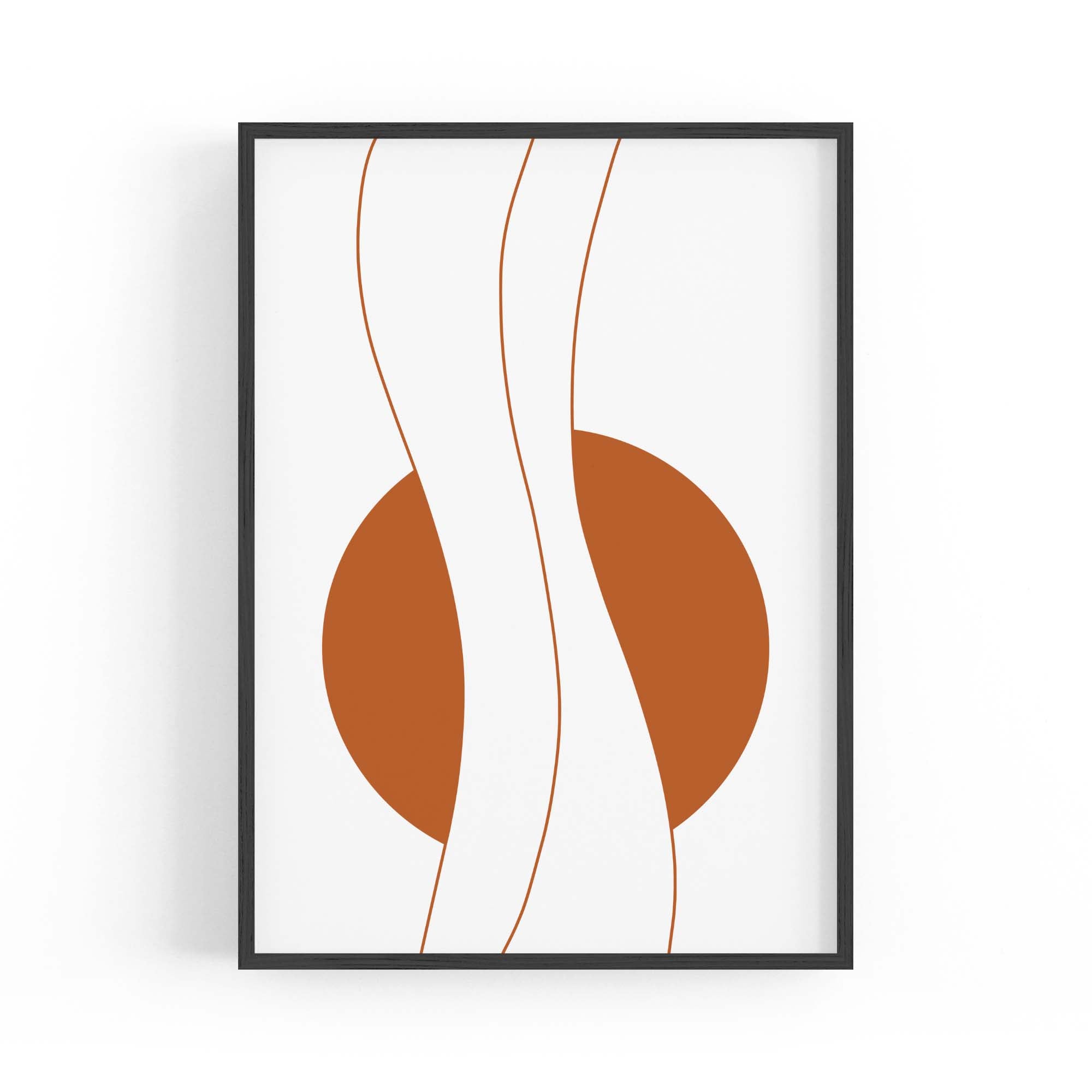 Minimal Waves Line Abstract Wall Art #6