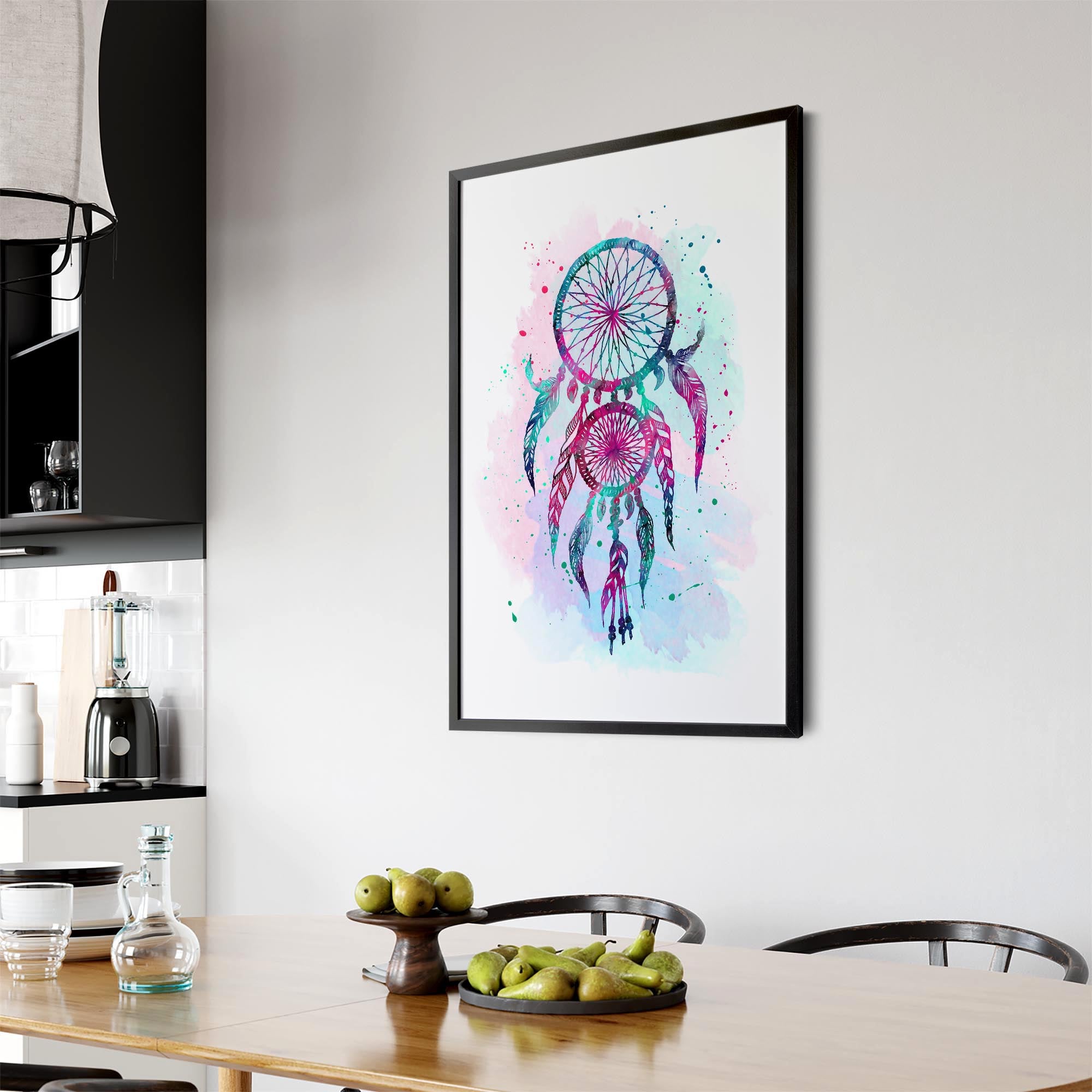 Dream Catcher Nursery Baby Bedroom Wall Art #1