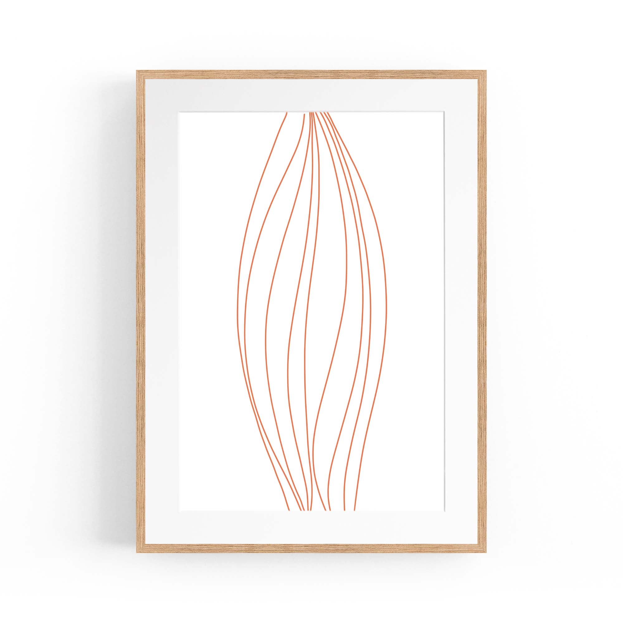 Abstract Line Artwork Minimal Modern Wall Art #2